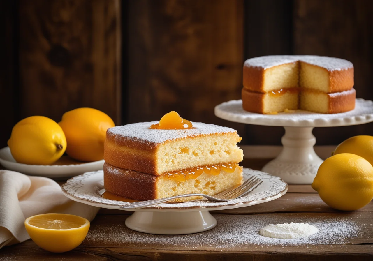 Honey Cake with Cream Filling