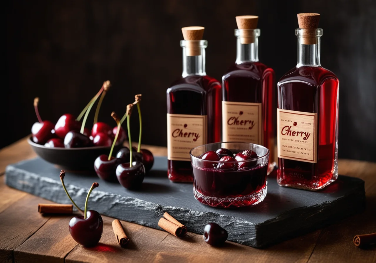 Homemade Cherry Liqueur