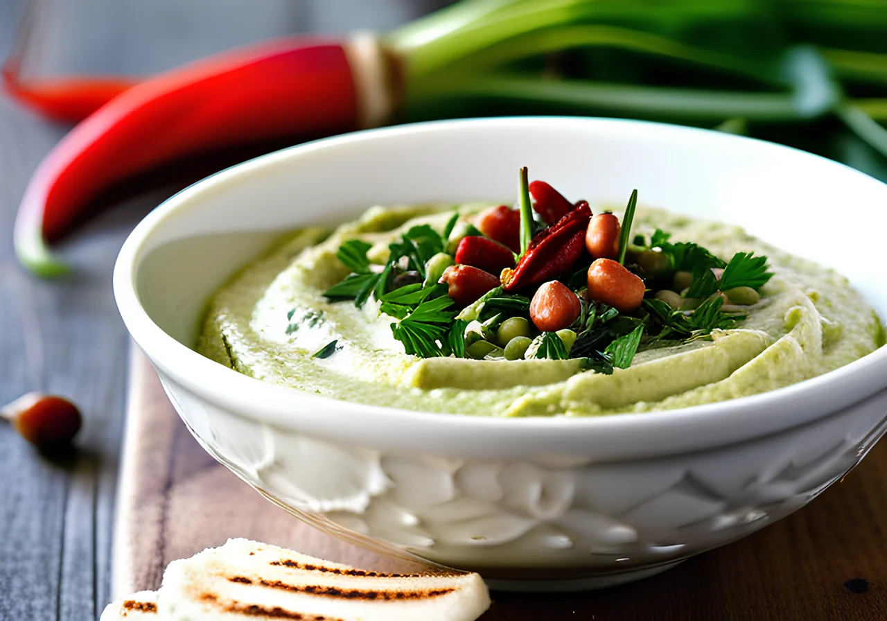Wild Garlic Hummus