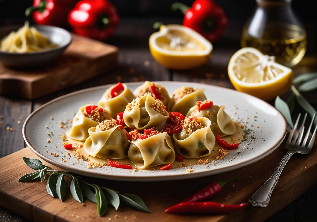 Stuffed Pasta Dumplings with Sage Butter
