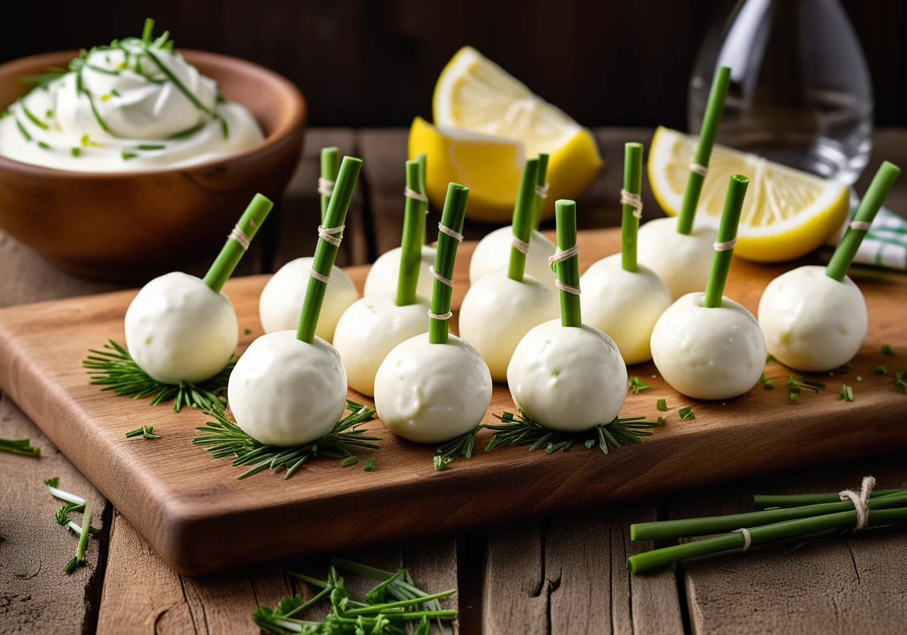 Cream Cheese Chives Balls