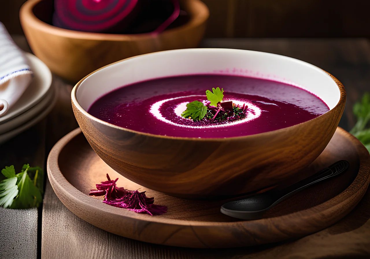 Beetroot Soup in Ayurvedic Style