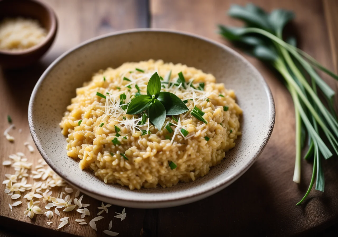 Risotto with Wild Garlic