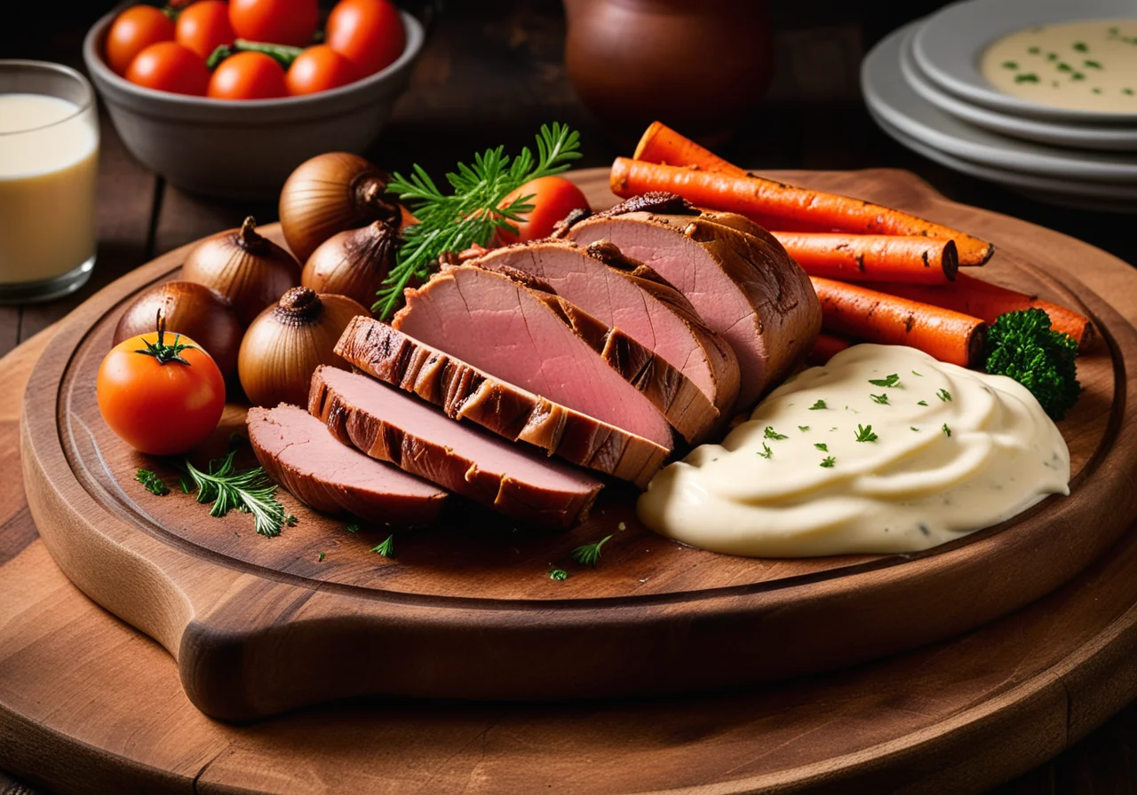 Veal Roast with Ham and Cheese