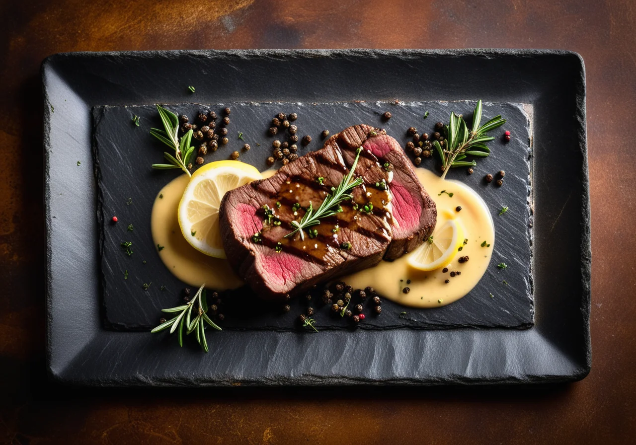 Entrecôte with Pepper Sauce