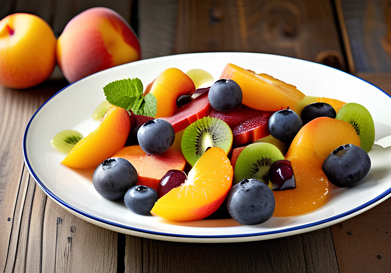Fruit Salad with Honey
