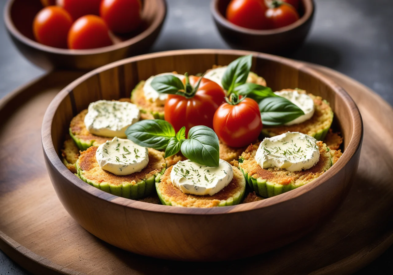 Zucchini Cheese Cakes