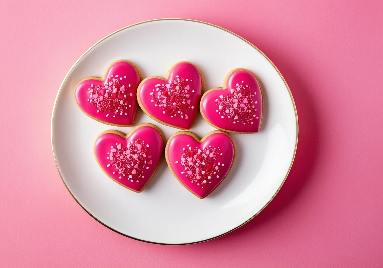 Valentine's Day Heart Cookies