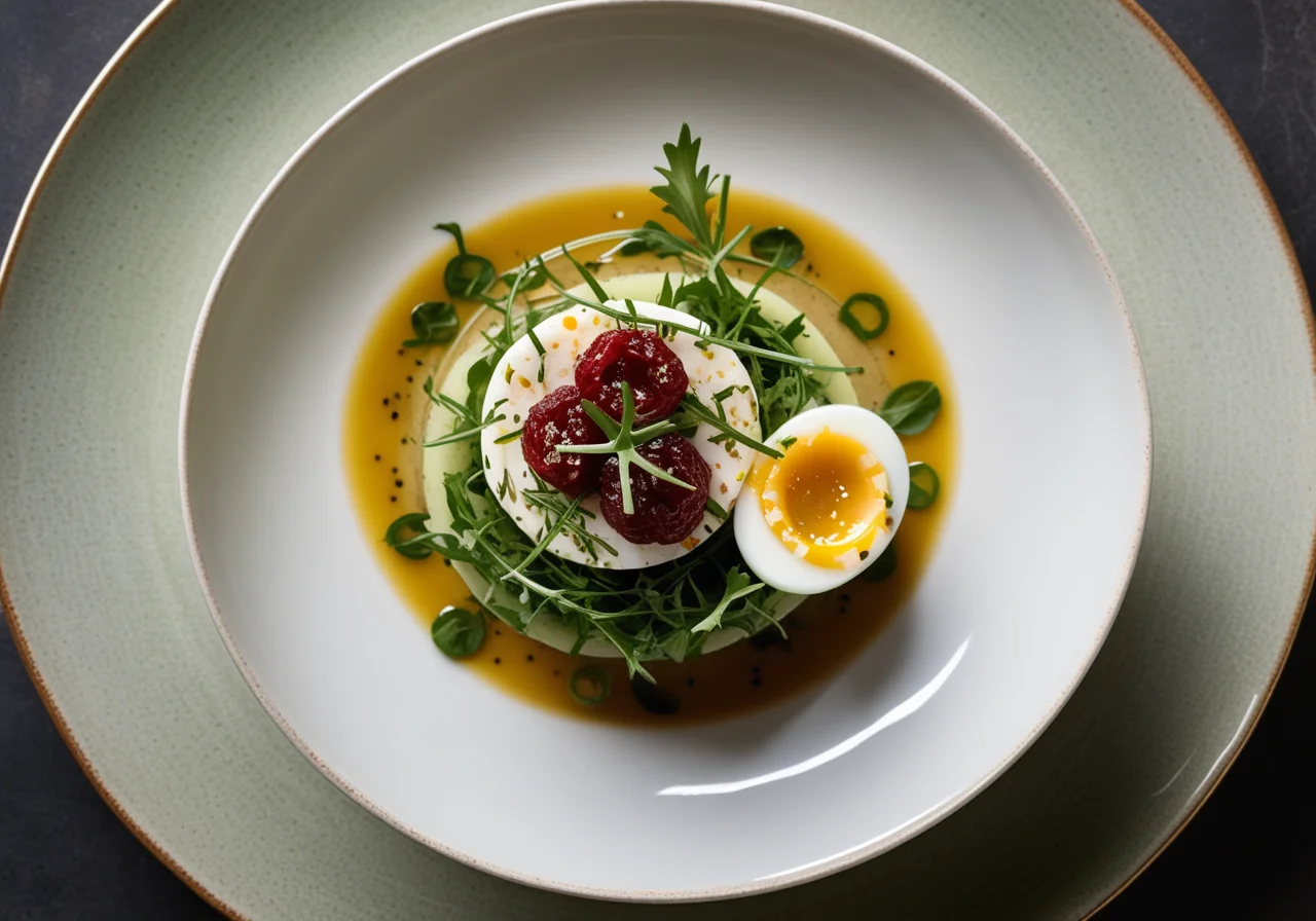 Herring Tartare with Vegetables and Egg