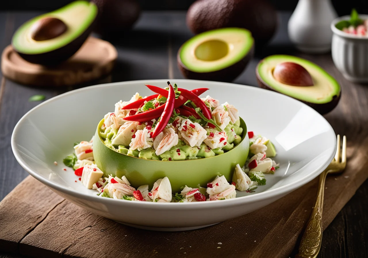 Avocado Crab Salad