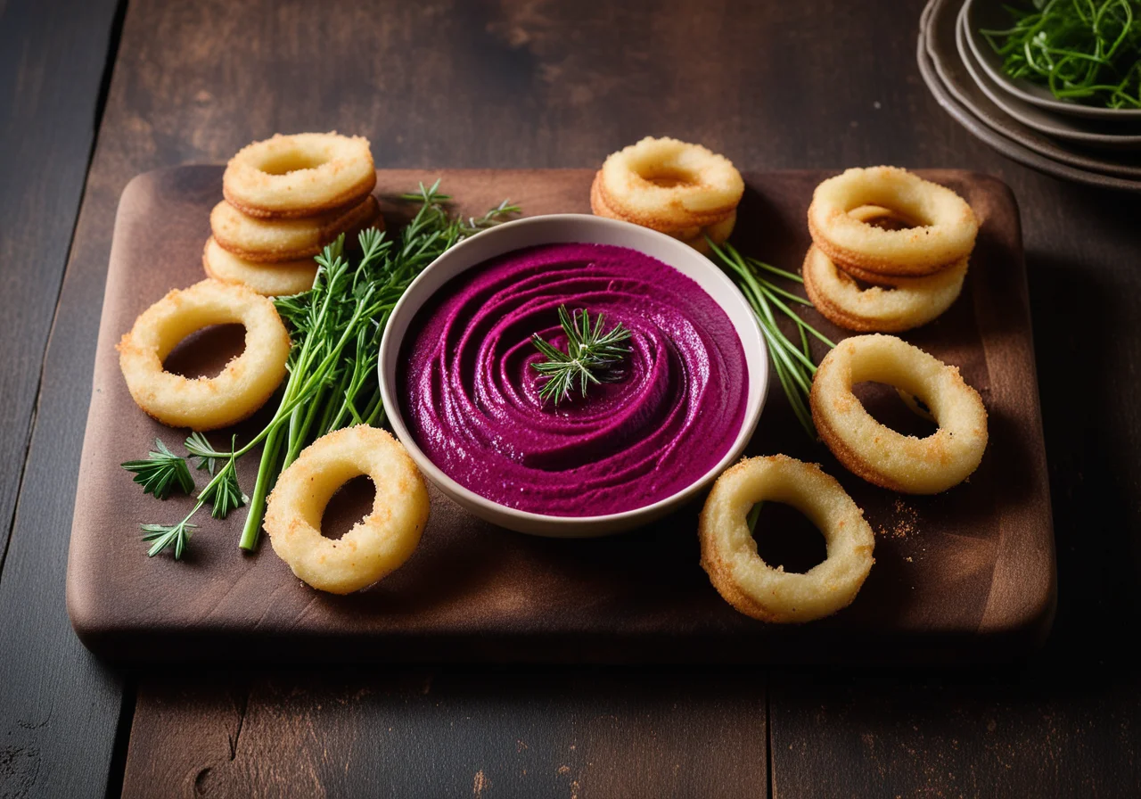 Matjeshering with Beet and Potato Puree