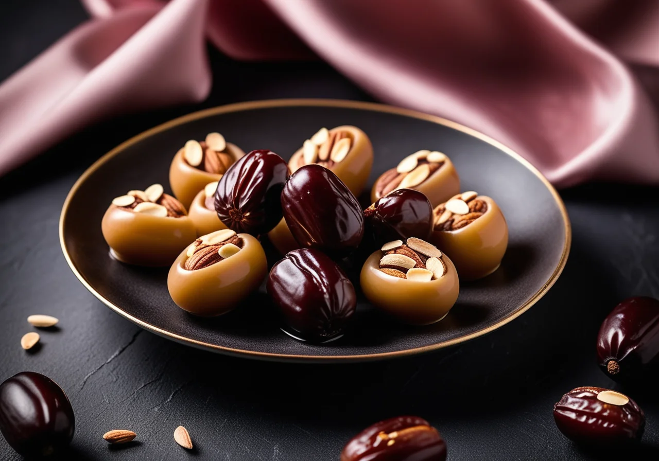 Dates with Marzipan Filling