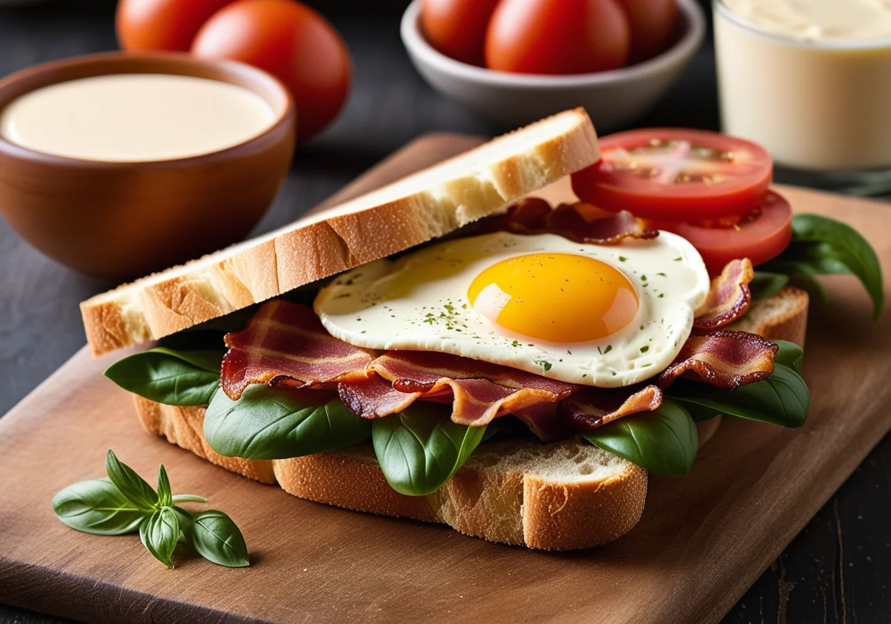 Egg and Bacon Sandwich