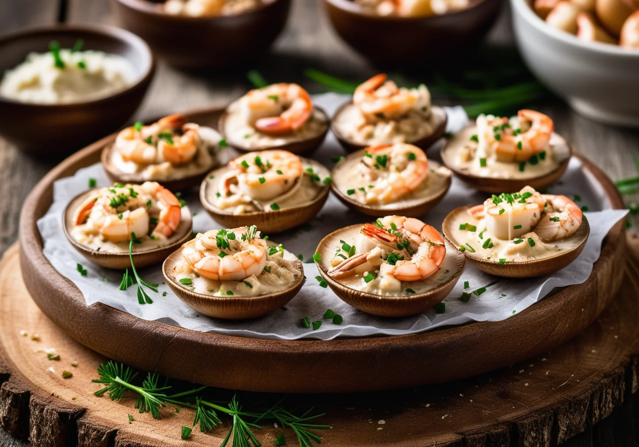 Crab-Stuffed Mushrooms