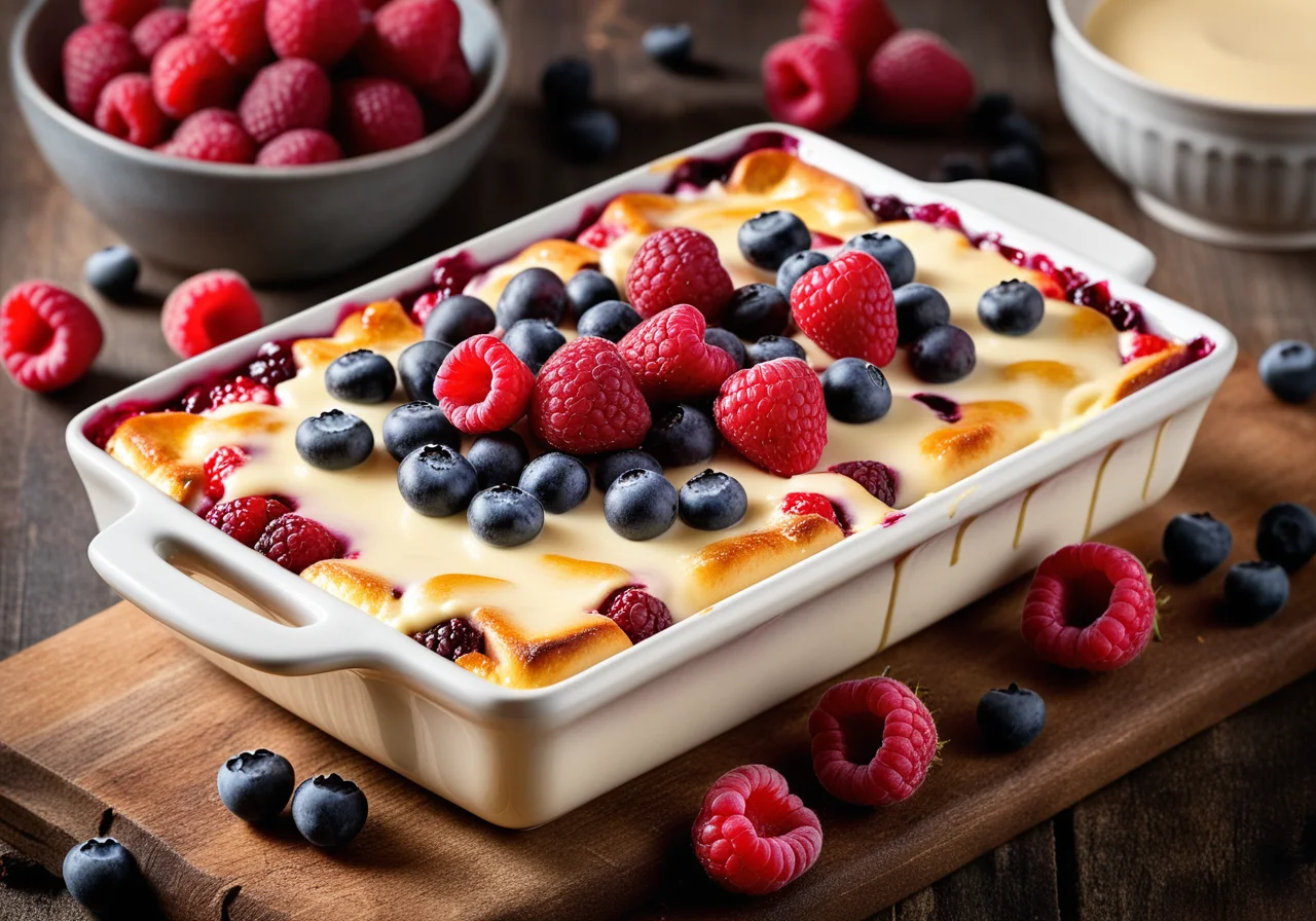 Berry Quark Casserole