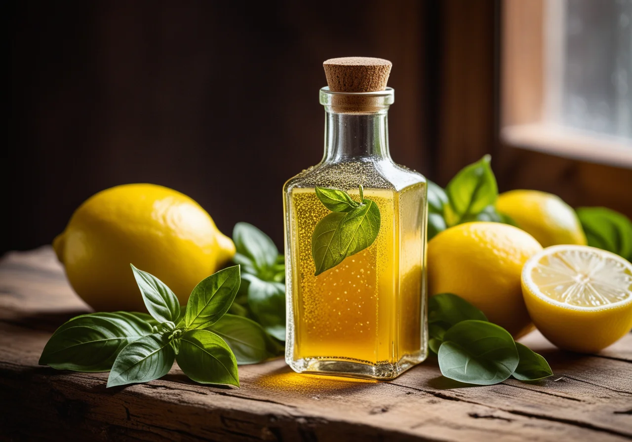 Lemon Basil Syrup