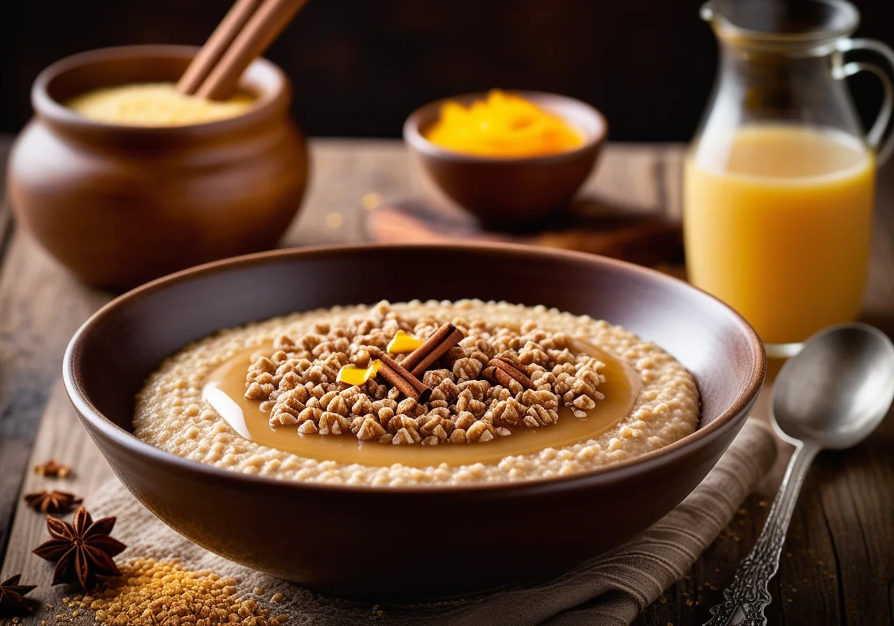 Buckwheat Porridge with Cinnamon and Honey