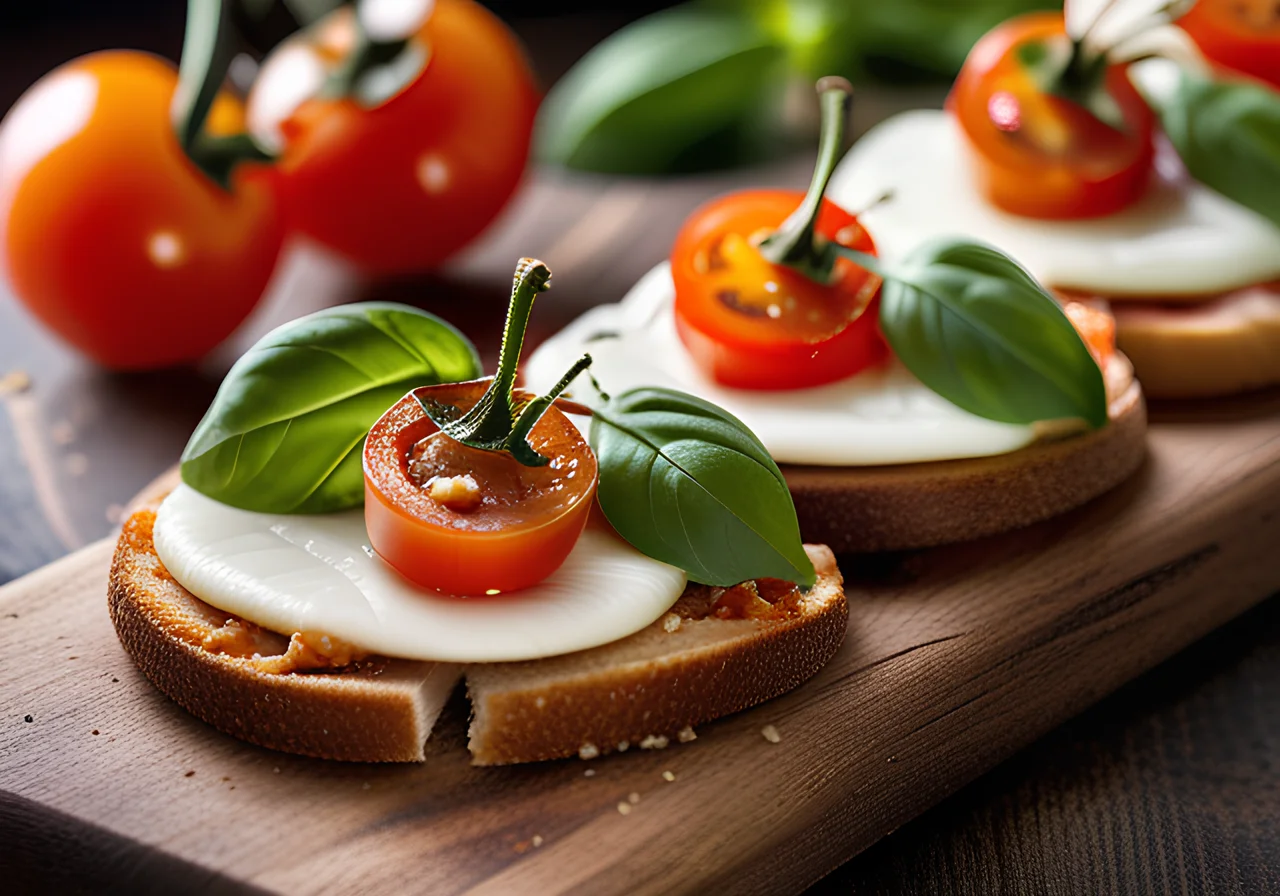 Crispy Bread Roll Pizzas