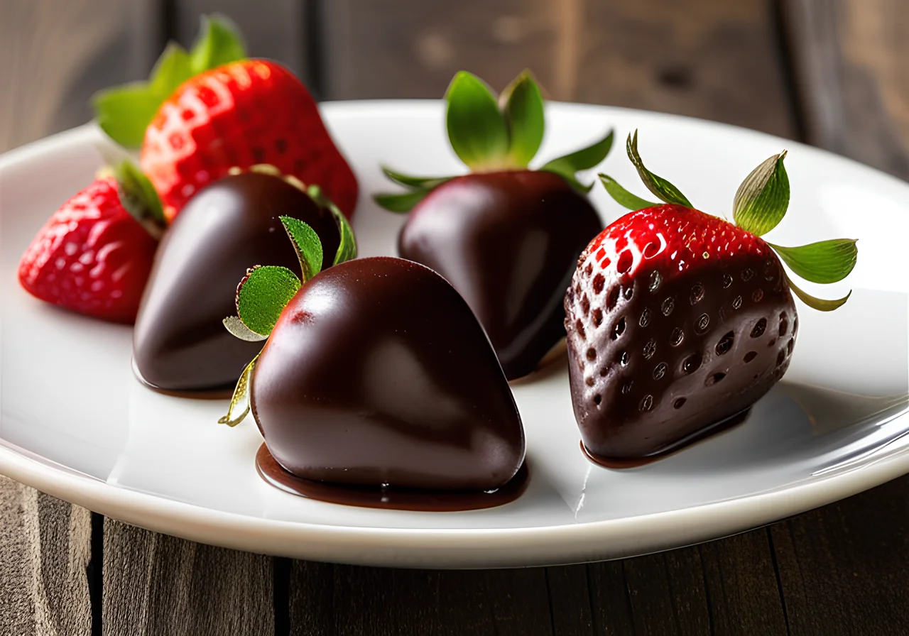 Chocolate Strawberries with Cardamom