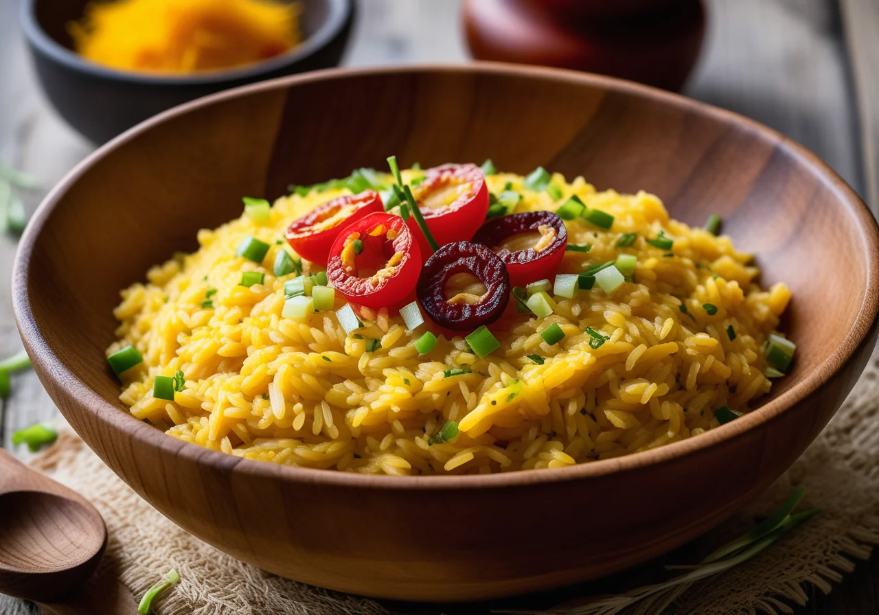 Saffron Risotto with Dried Tomatoes
