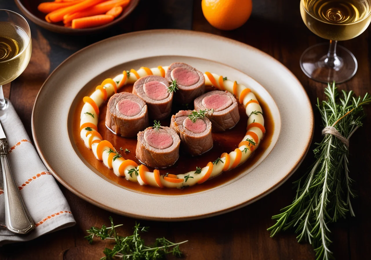 Veal Roulade in Swabian Style