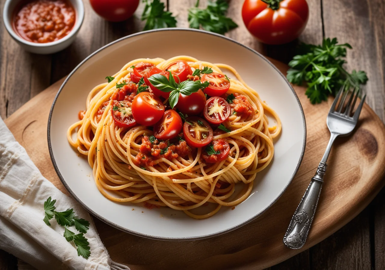 Pasta with Tomato Ragout