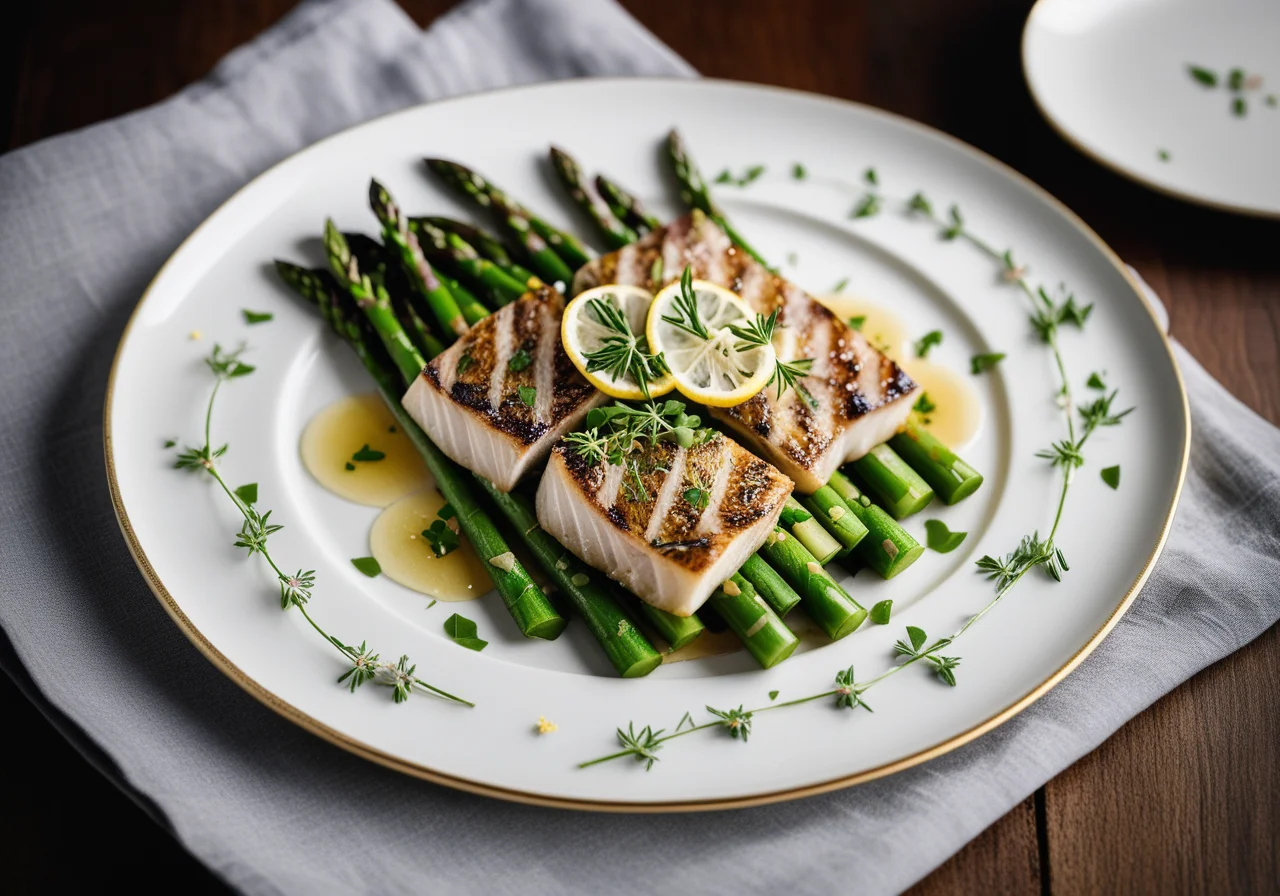 Carpaccio of Dorade and Asparagus