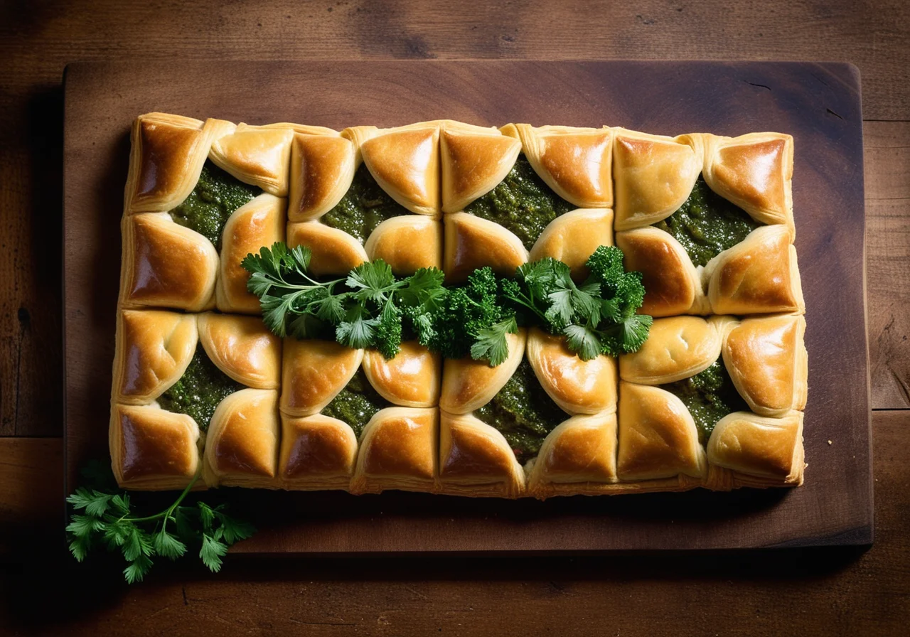 Beef Fillet with Ground Meat in Puff Pastry