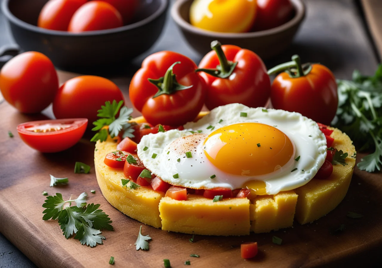 Mexican-Style Polenta Pizza