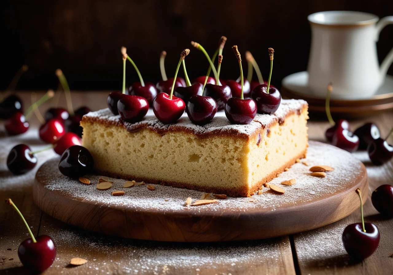 French Cherry Cake