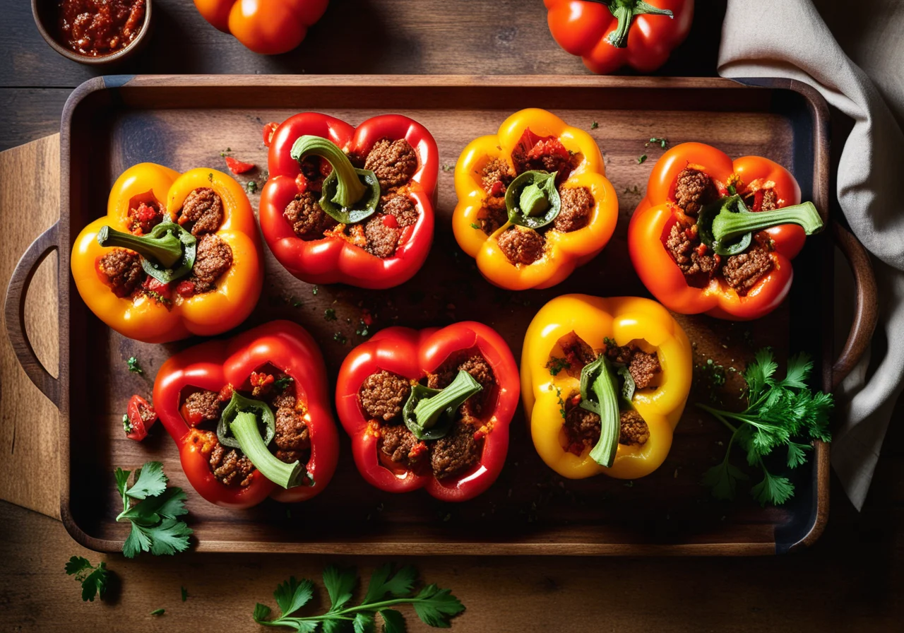 Hungarian-Style Stuffed Peppers