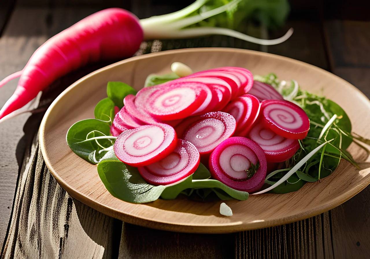 Radish Spiral Salad