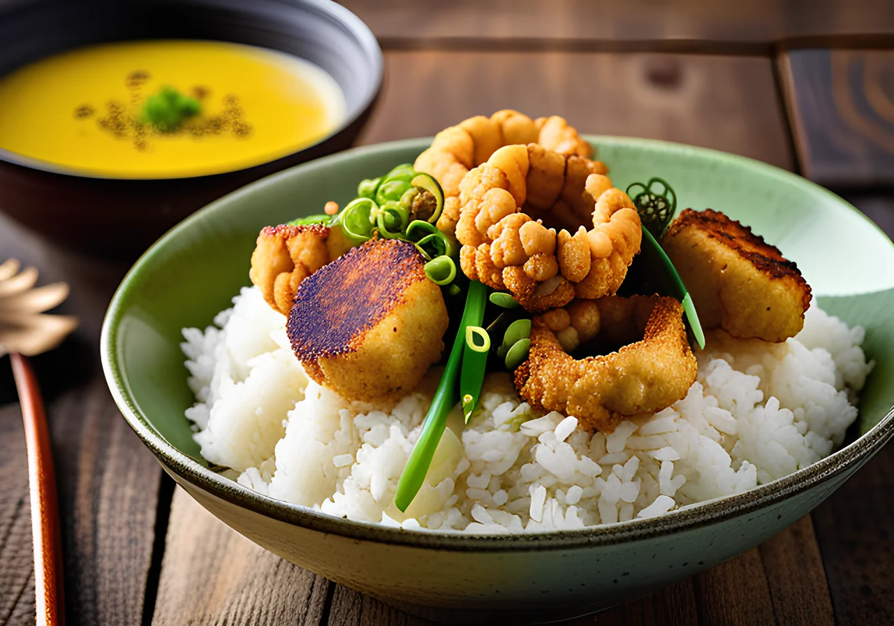 Cauliflower Curry with Pikeperch