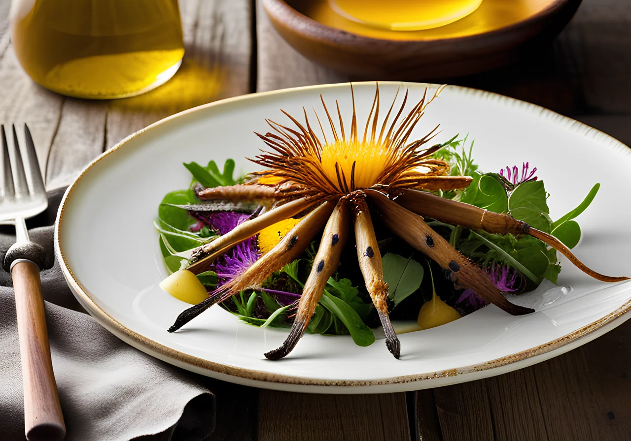 Baked Black Salsify