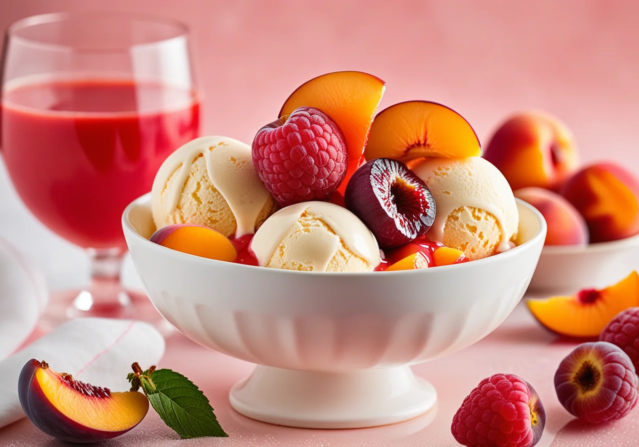 Peach Melba