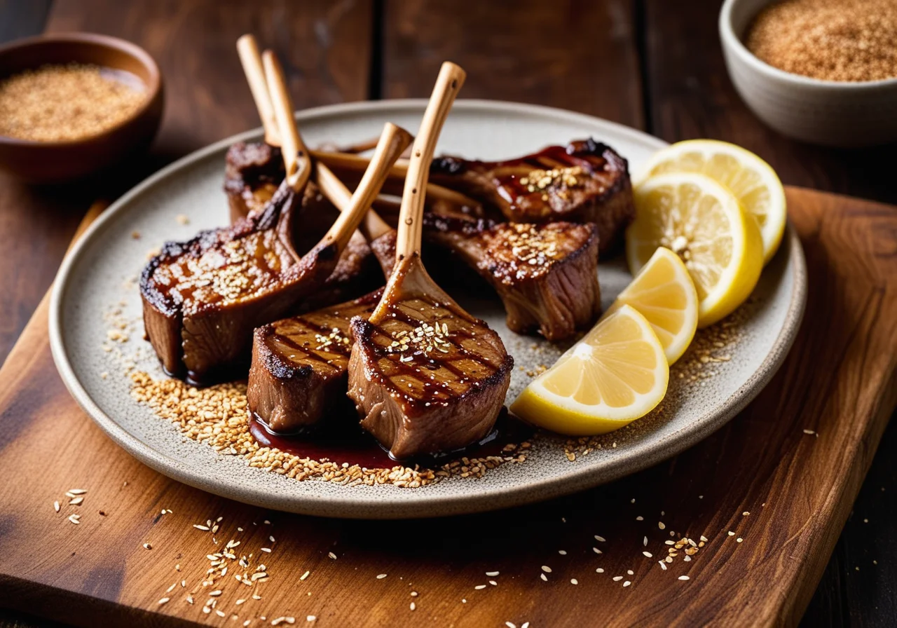 Sesame Lamb Chops