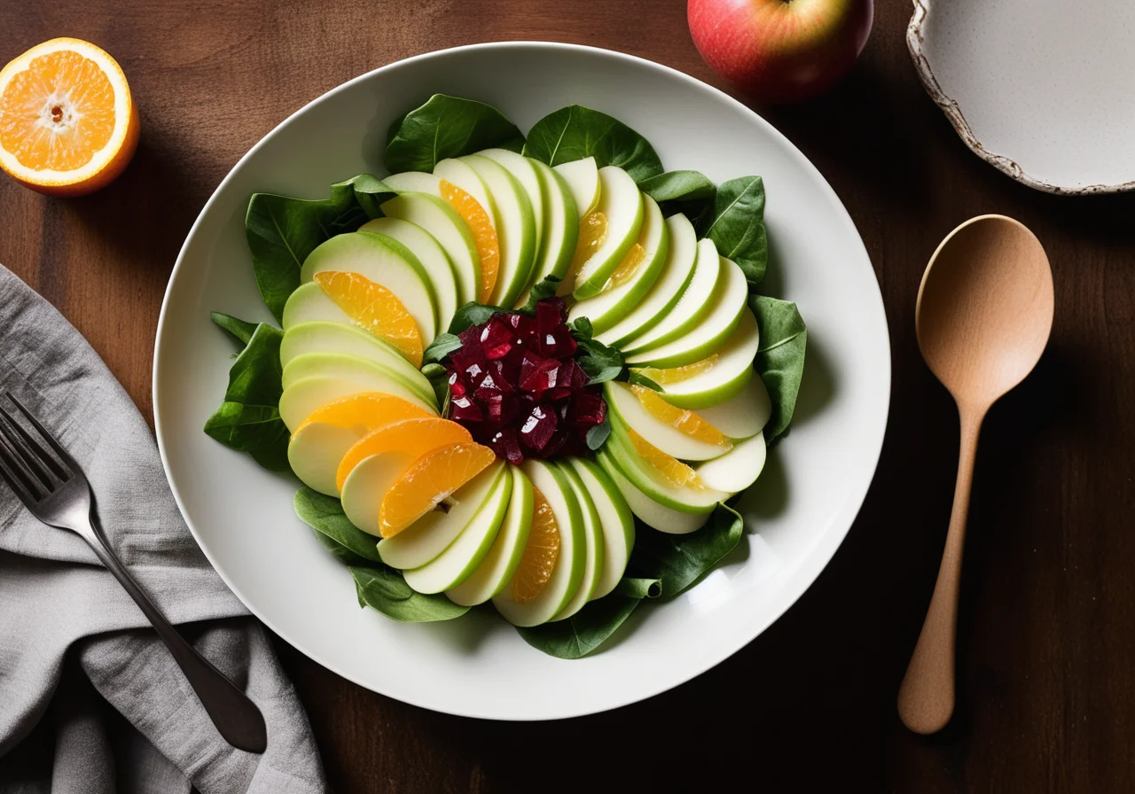 Chicory with Fruity Celery Salad