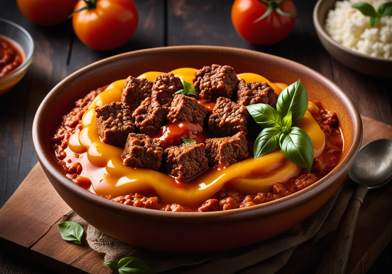 Tomato Sauce with Ground Beef