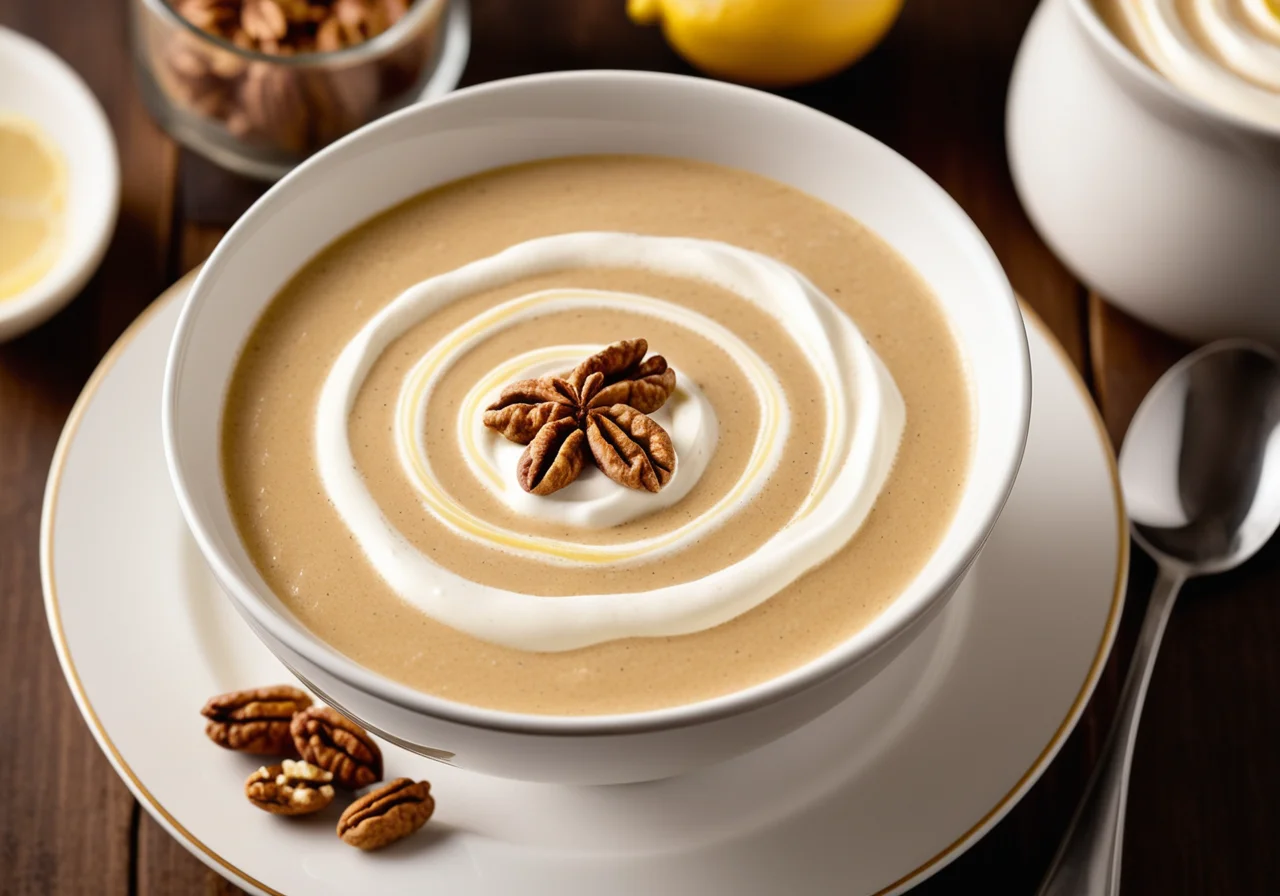 Walnut Cream Soup