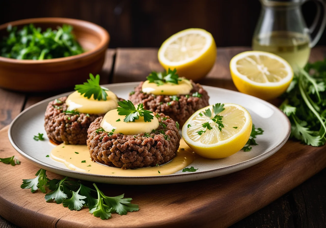 Ground Meatballs with Onion Sauce
