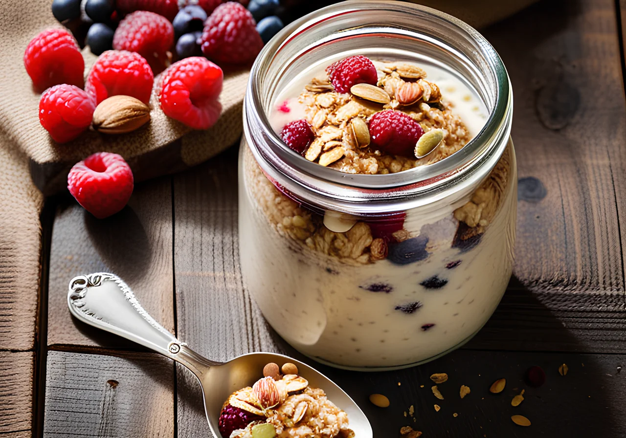 Overnight Oats with Berries