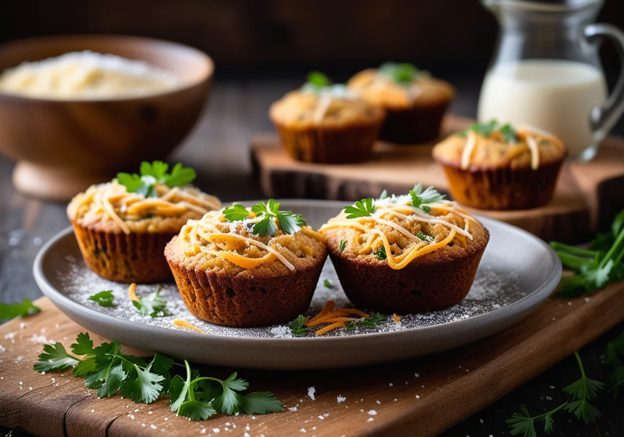 Carrot Pasta Muffins