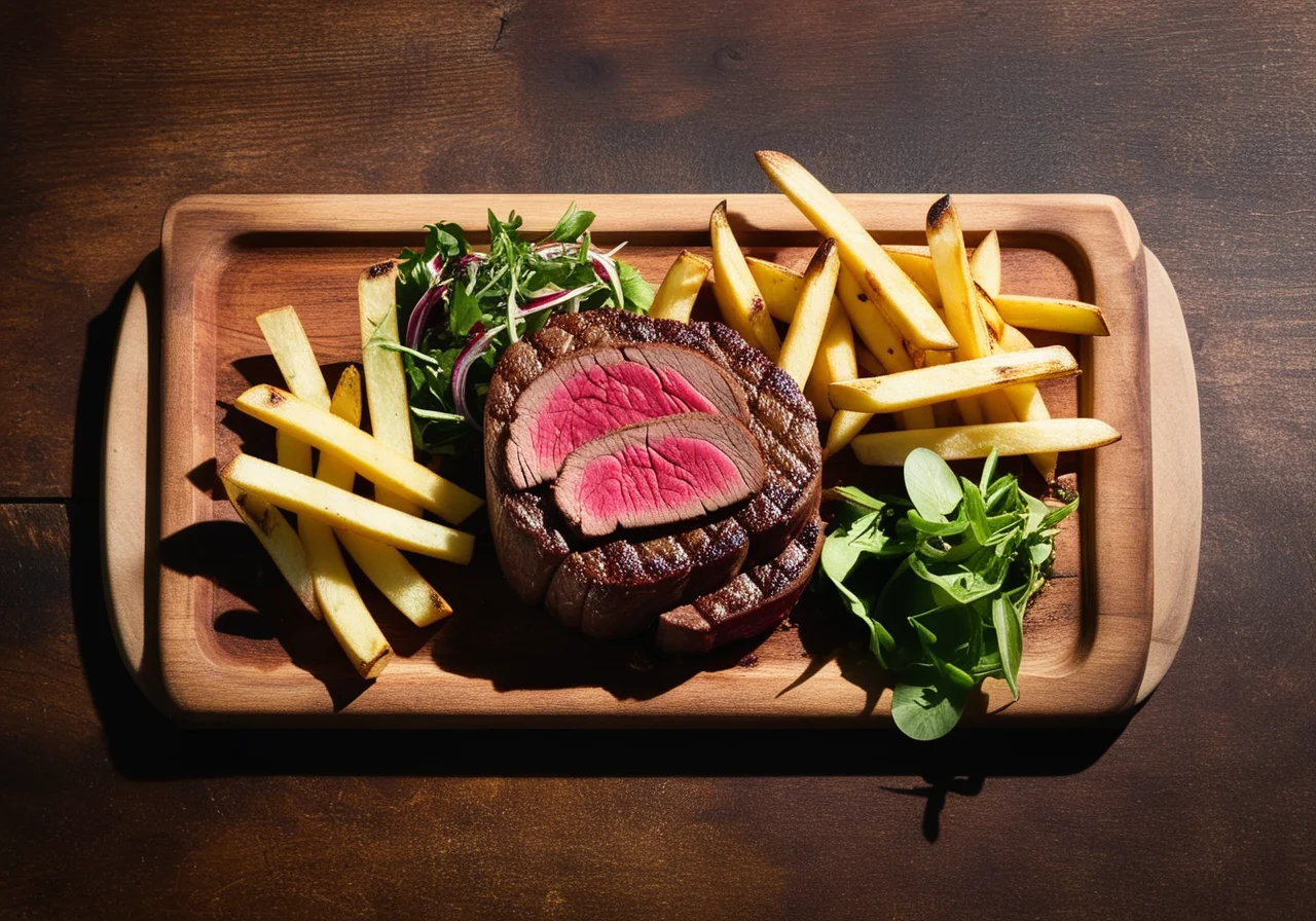 Filet Steak with Mustard Crust