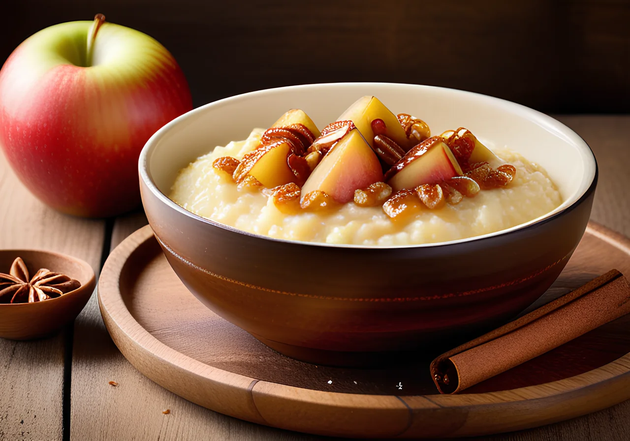 Rice Pudding with Apple