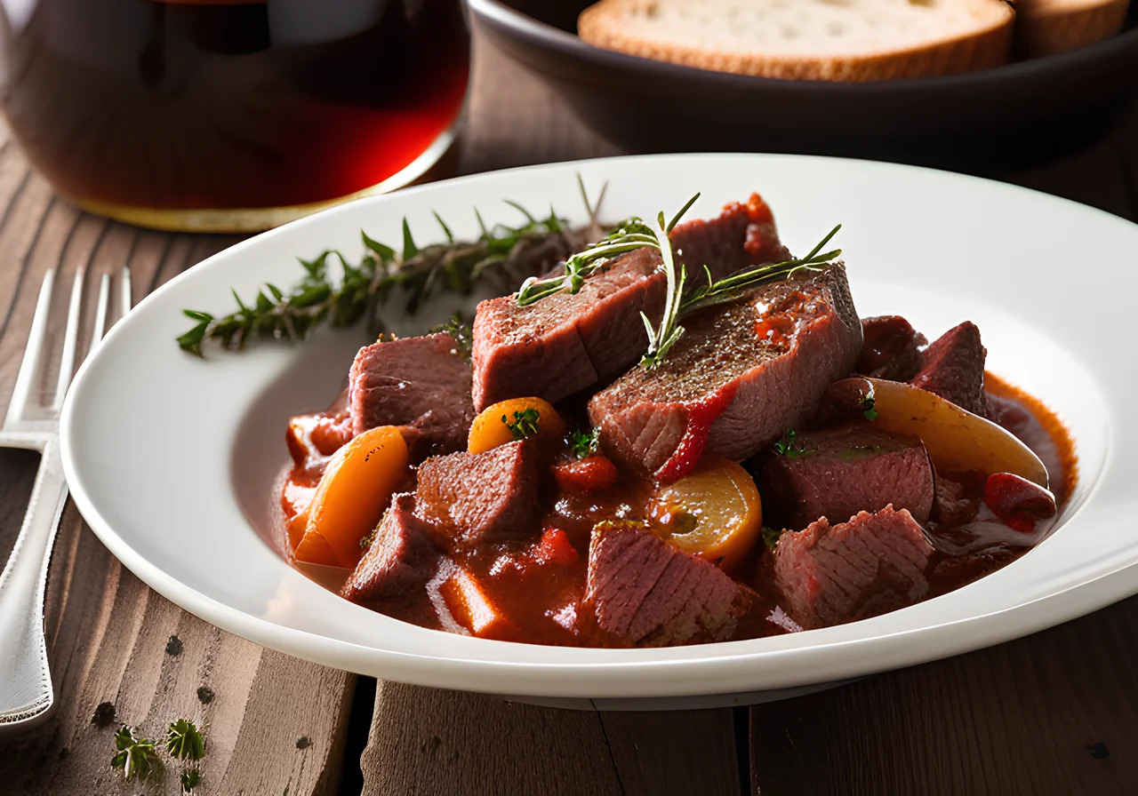 Beef Goulash with Herbs