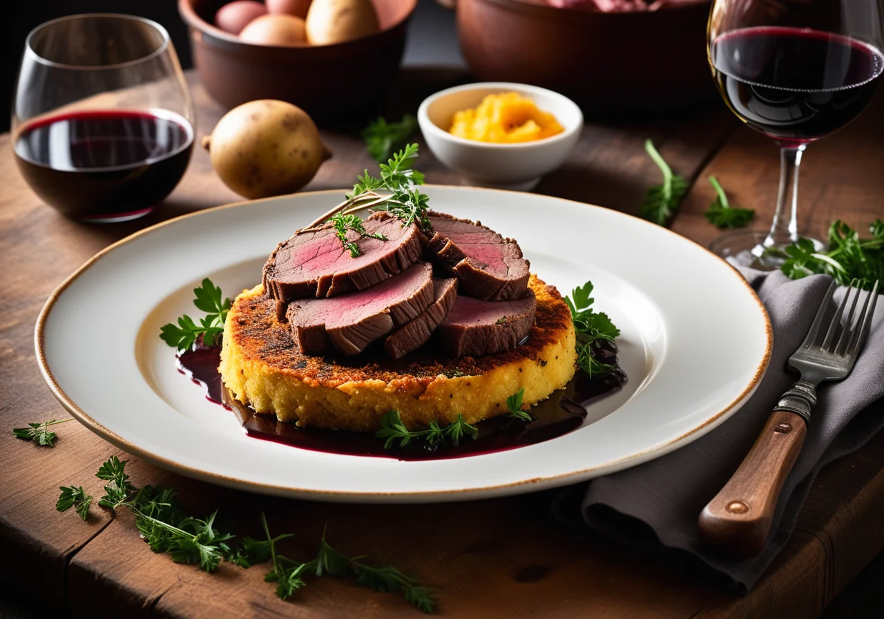 Braised Hare with Potato Crust