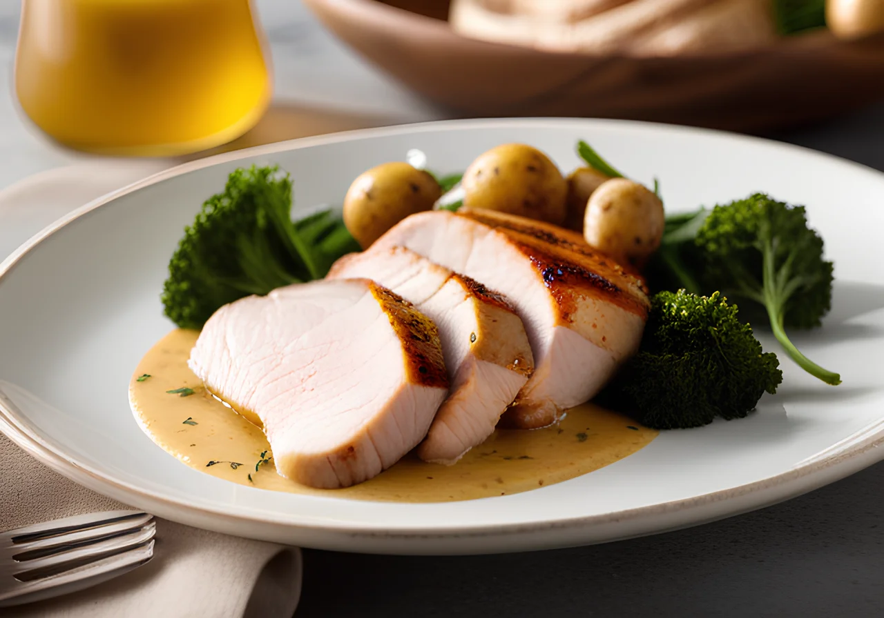 Turkey Breast in Honey Mustard Sauce