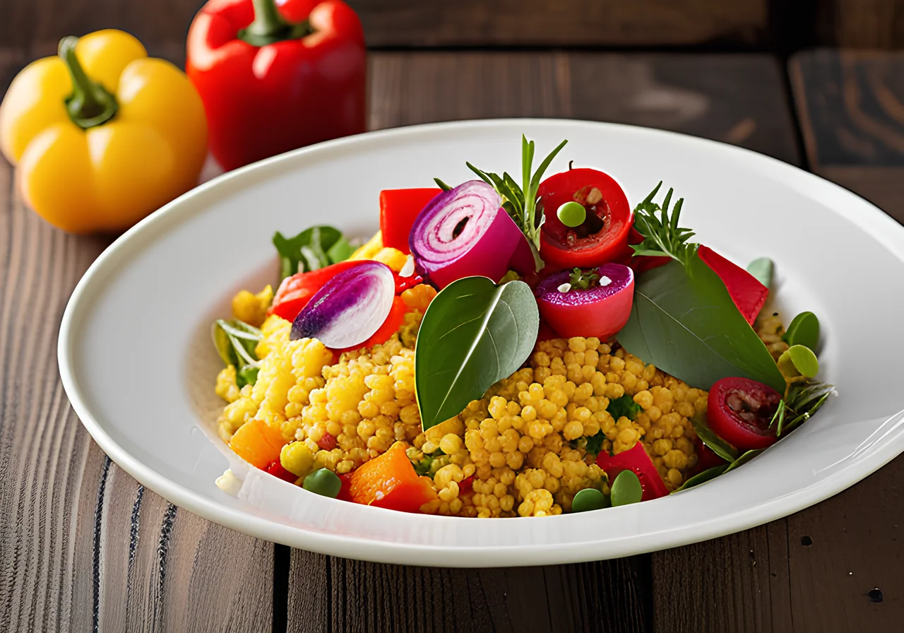 Couscous Salad with Chickpeas