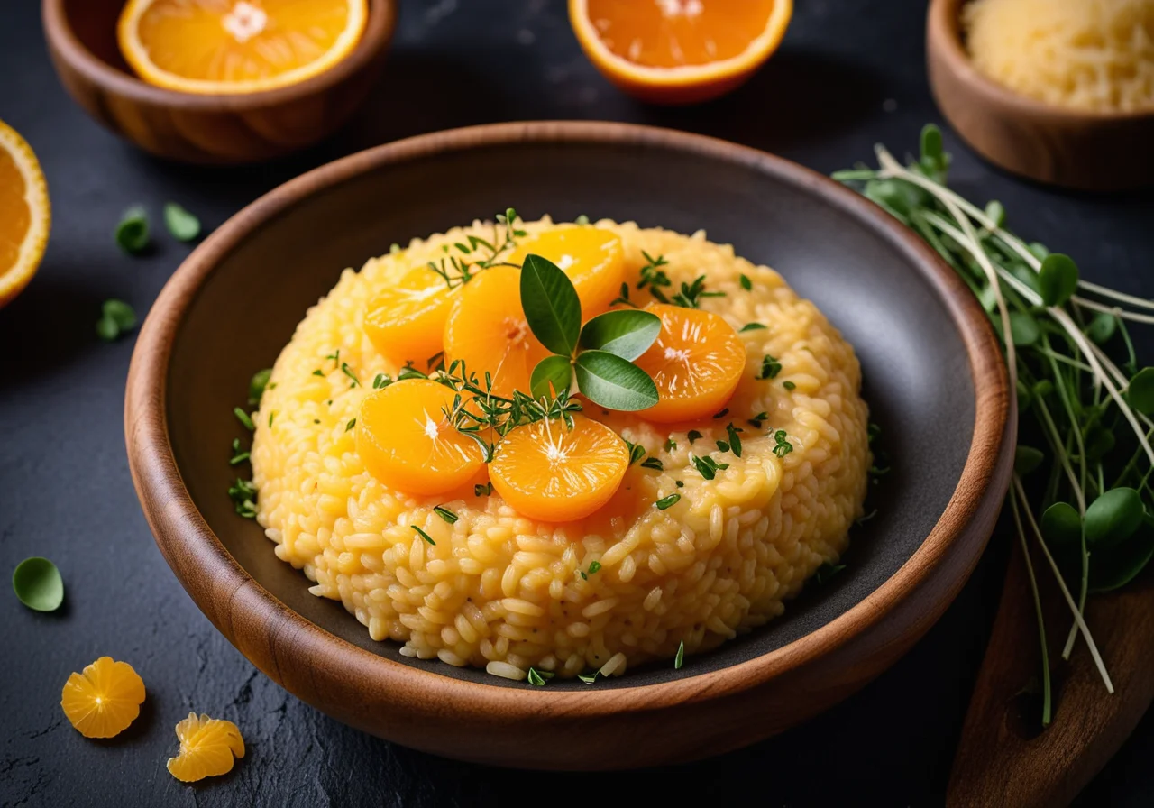 Orange-Leek Risotto