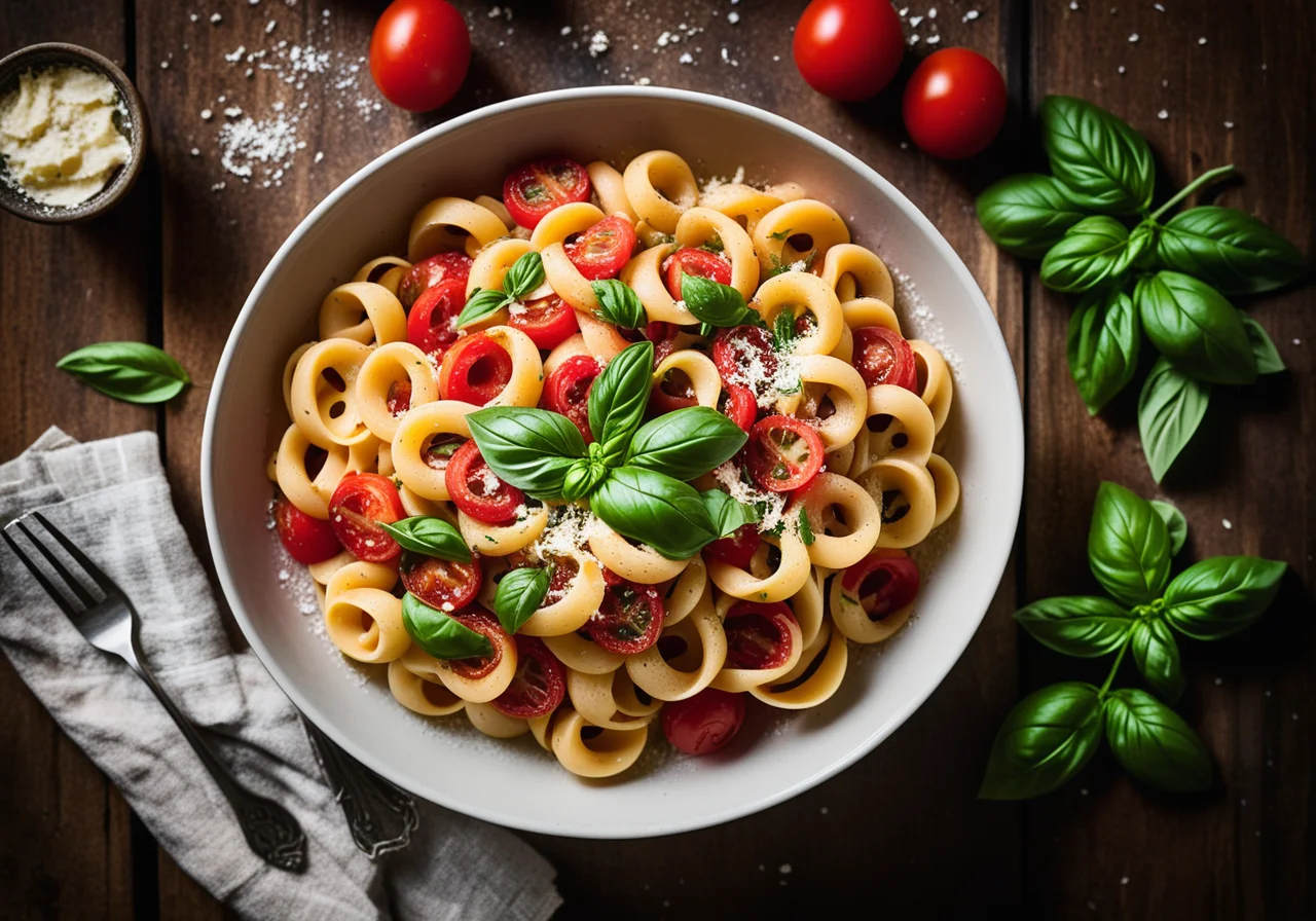 Cold Tomato Pasta